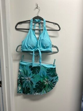 Aqua Tropical Two-Piece Swim Set